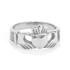 Stainless Steel Irish Claddagh Ring