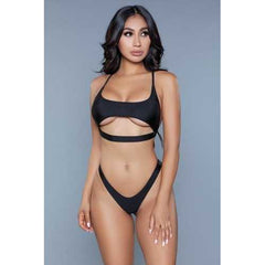 1975 Gianna 2 Piece Swimsuit Black