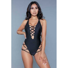 1977 Amaya Swimsuit Black