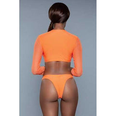 1980 Cardi 2 Piece Suit Orange