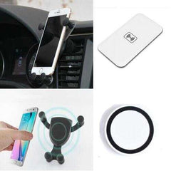 Home- Car- Travel Wireless Charger for iPhone And Smartphones - Color: Black