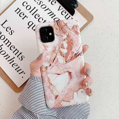 Futura iPhone 11 Case -Color: Pink Marble, Size: iPhone 11 Pro Max