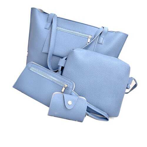 Uptown Handbag 4 In 1 Bags In A Bag - Color: OCEAN BLUE