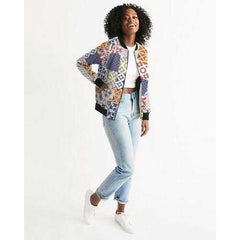 Pop Print Womens Bomber Jacket