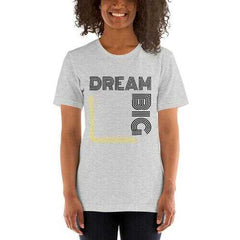 DREAM BIG Short-Sleeve Tee - White and Black