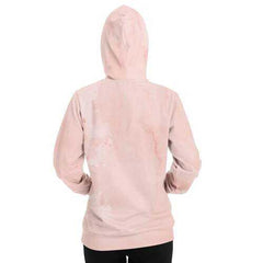 Womens Hoodies, Peach Marble Hello Peach Graphic Style Hooded Shirt