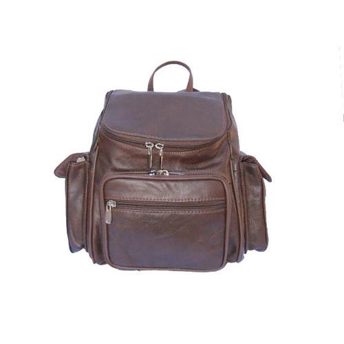 Soft Leather Backpack Travel Bag