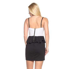 Women's Strapless Peplum Dress