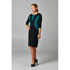 Women's Ponte Colorblock Sheath Dress