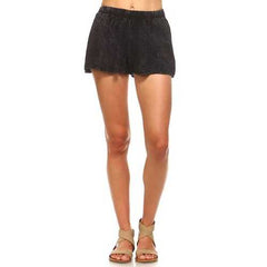 Women's Elastic Waist Loose Shorts