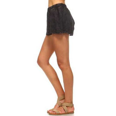 Women's Elastic Waist Loose Shorts