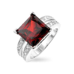 Garnet Princess Ring