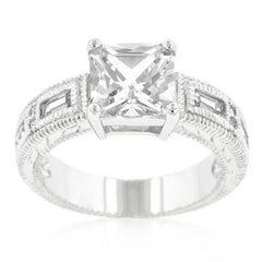 Clear Cubic Zirconia 5-Stone Ring