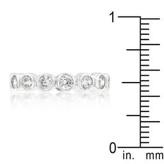 Linked Bezel Eternity Band