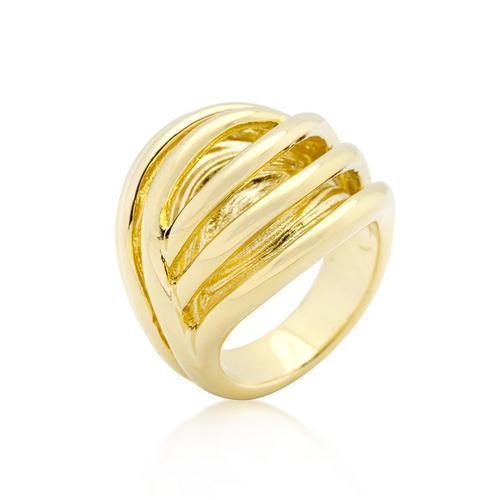 Golden Illusion Fashion Ring