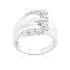 Simple Cubic Zirconia Belt Ring