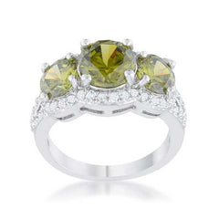 Olive Classic Trio Ring