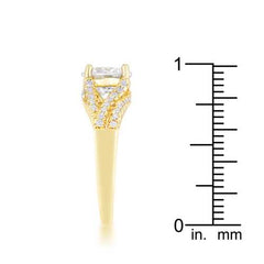 Irine 2.3ct CZ 14k Gold Classic Ring