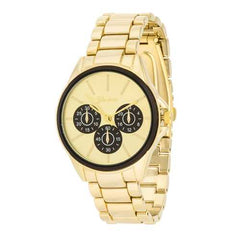 Chrono Gold Metal Watch